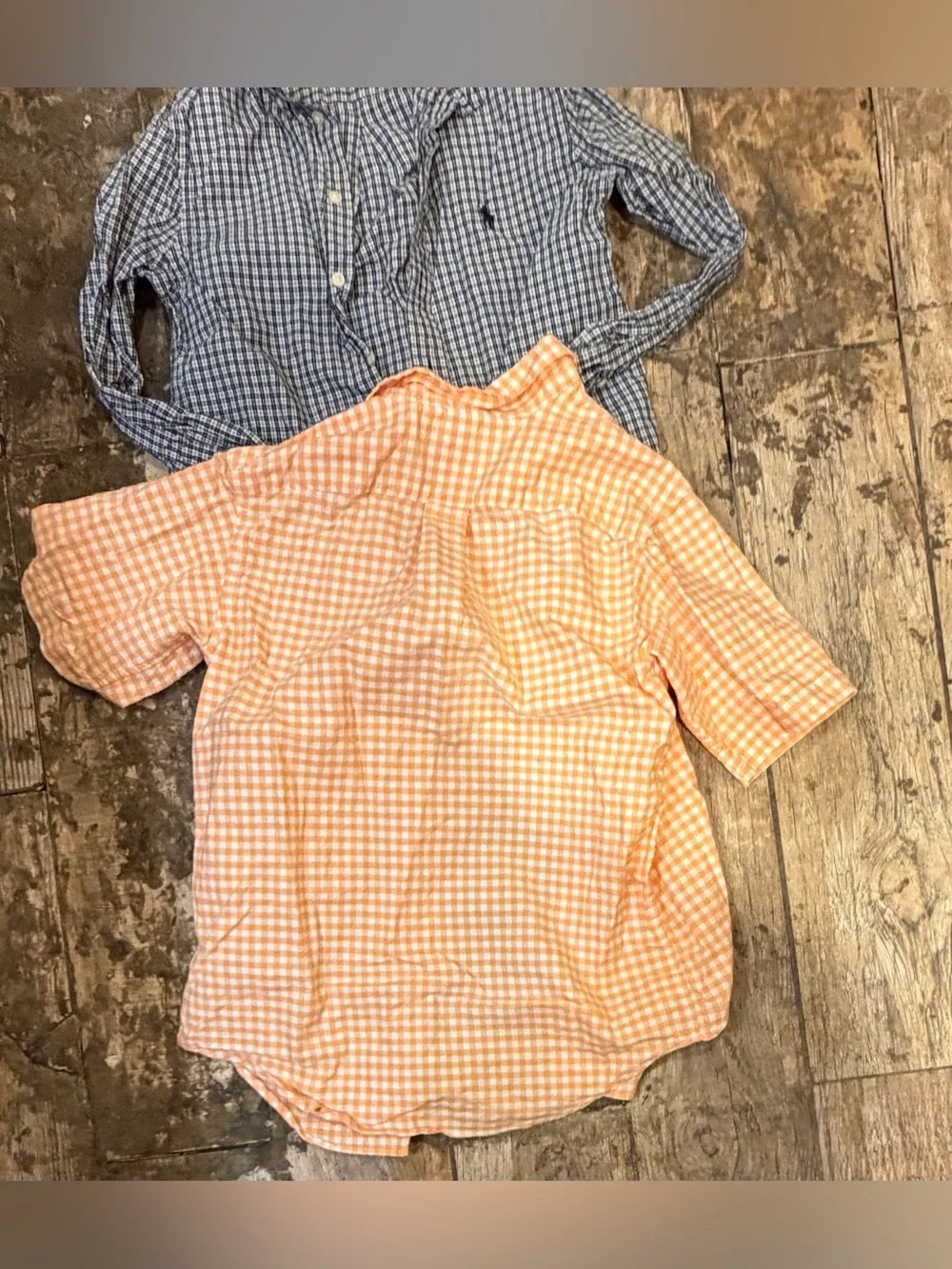 Ralph Lauren youth size medium 10/12 long sleeve & short sleeve button downs